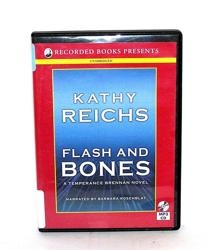 BOOK/AUDIOBOOK MP3-CD Kathy Reichs Thriller Fiction Novel FLASH AND BONES