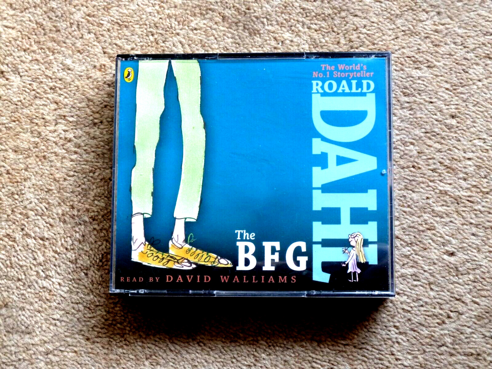 ROALD DAHL — THE BFG — AUDIO BOOKS — TALKING BOOKS — ( 4 CDS )