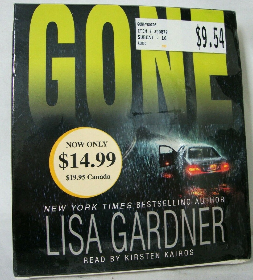 New Sealed GONE Lisa Gardner 5 CD Audiobook 6 Hours Abridged Thriller Mystery