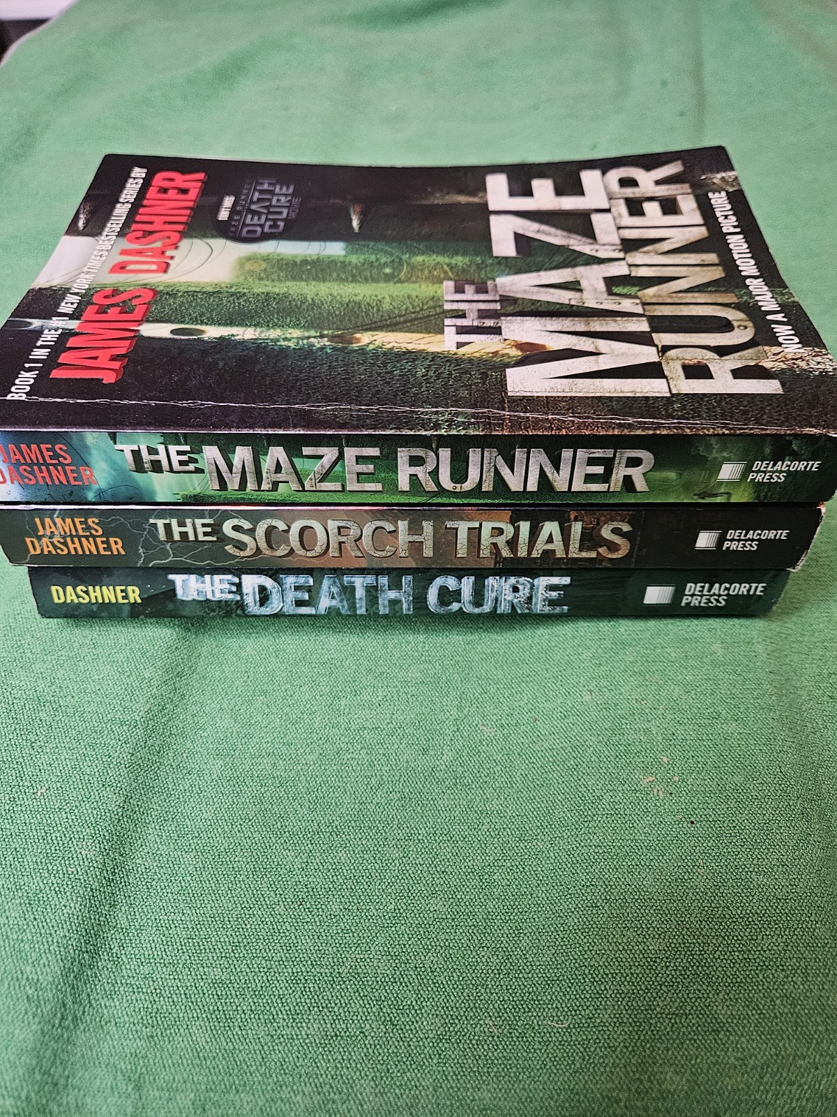 The Maze Runner Series Book 1, 2 and 3 James Dasher Paperback