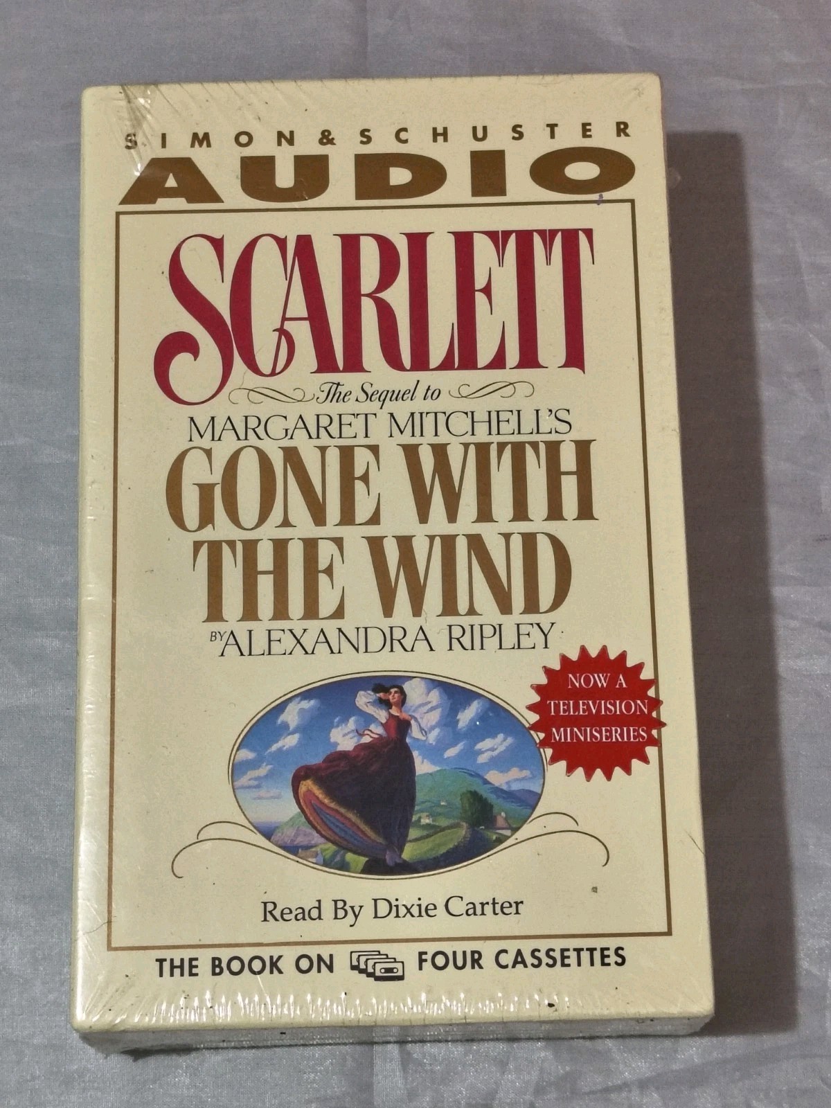 SCARLETT Sequel to Gone with the Wind Alexandra Ripley AudioBook 4 Cassettes New