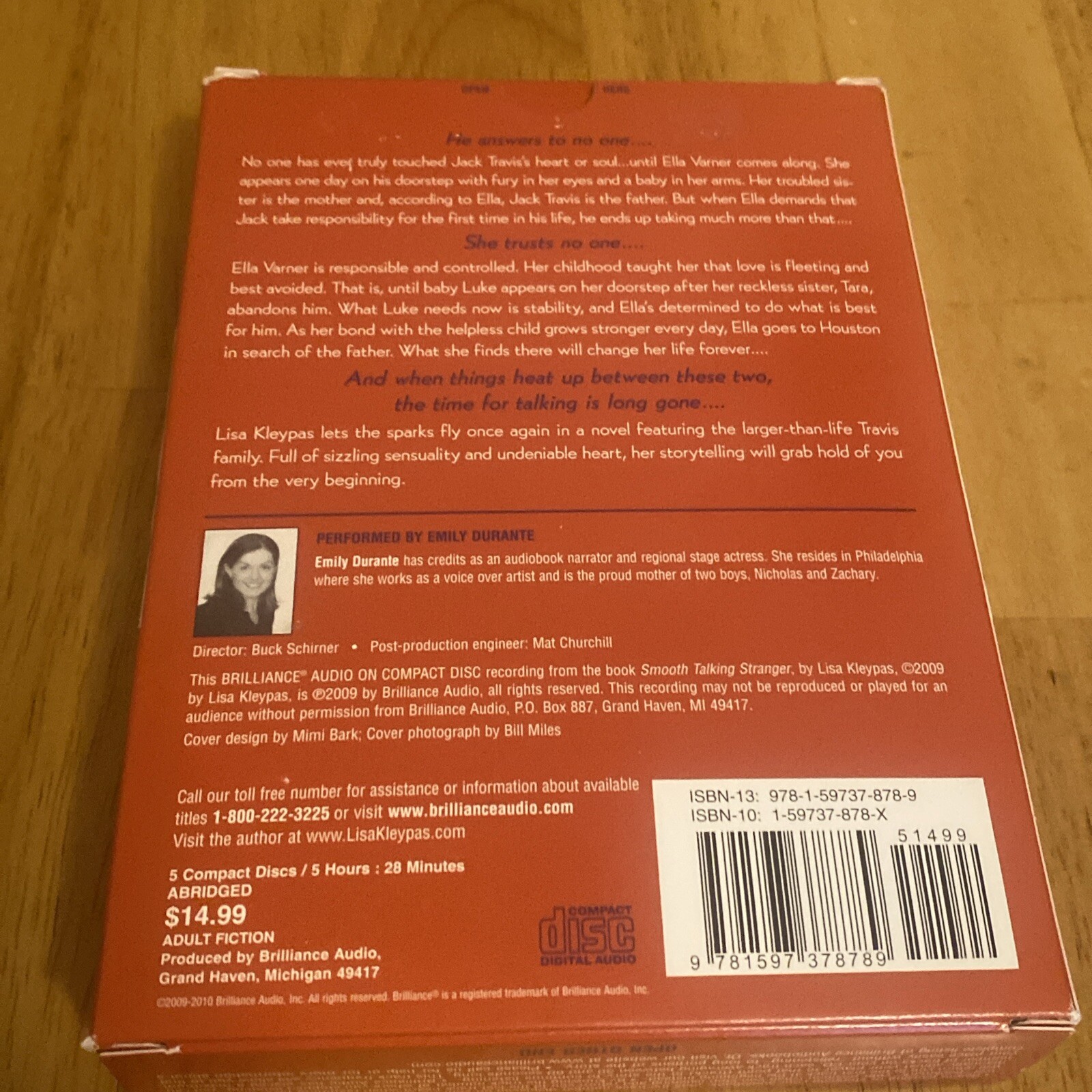 Smooth Talking Stranger — Lisa Kleypas — 5 CD Audiobook — 5+ Hours