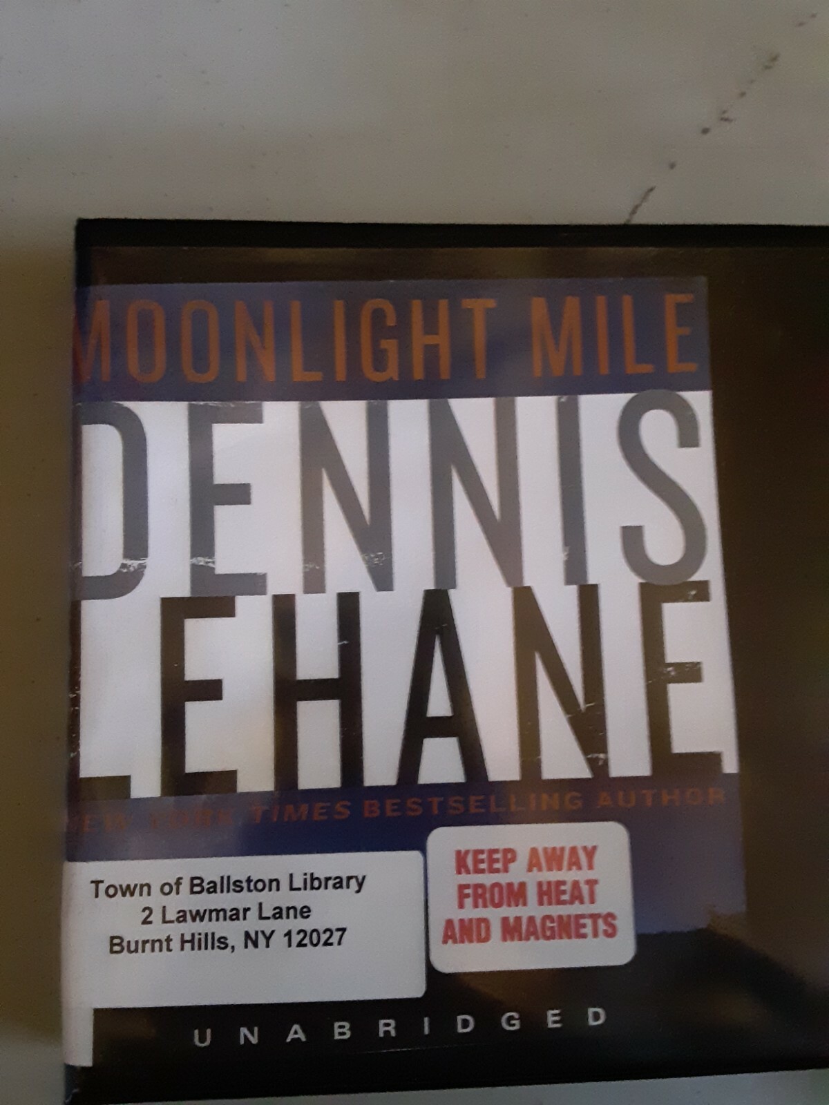 Shelf00A Audiobook~ MOONLIGHT MILE, DENNIS LEHANE, UNABRIDGED