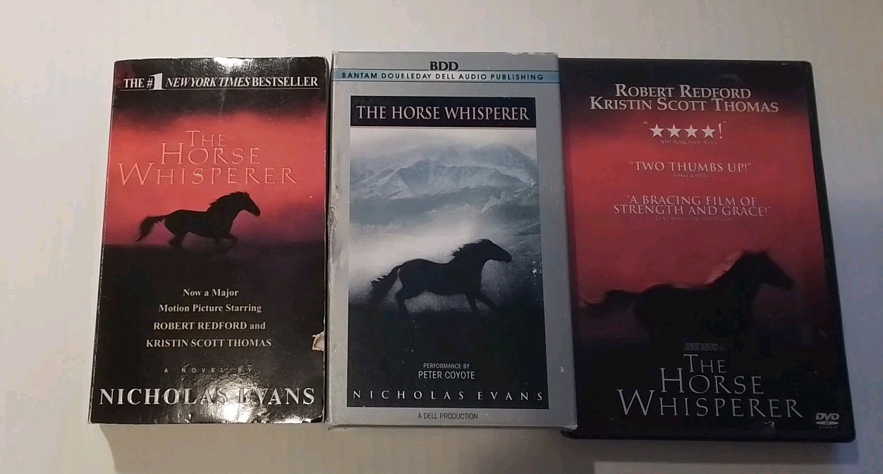 The Horse Whisperer paperback Audiobook on Cassette and DVD Free Shipping