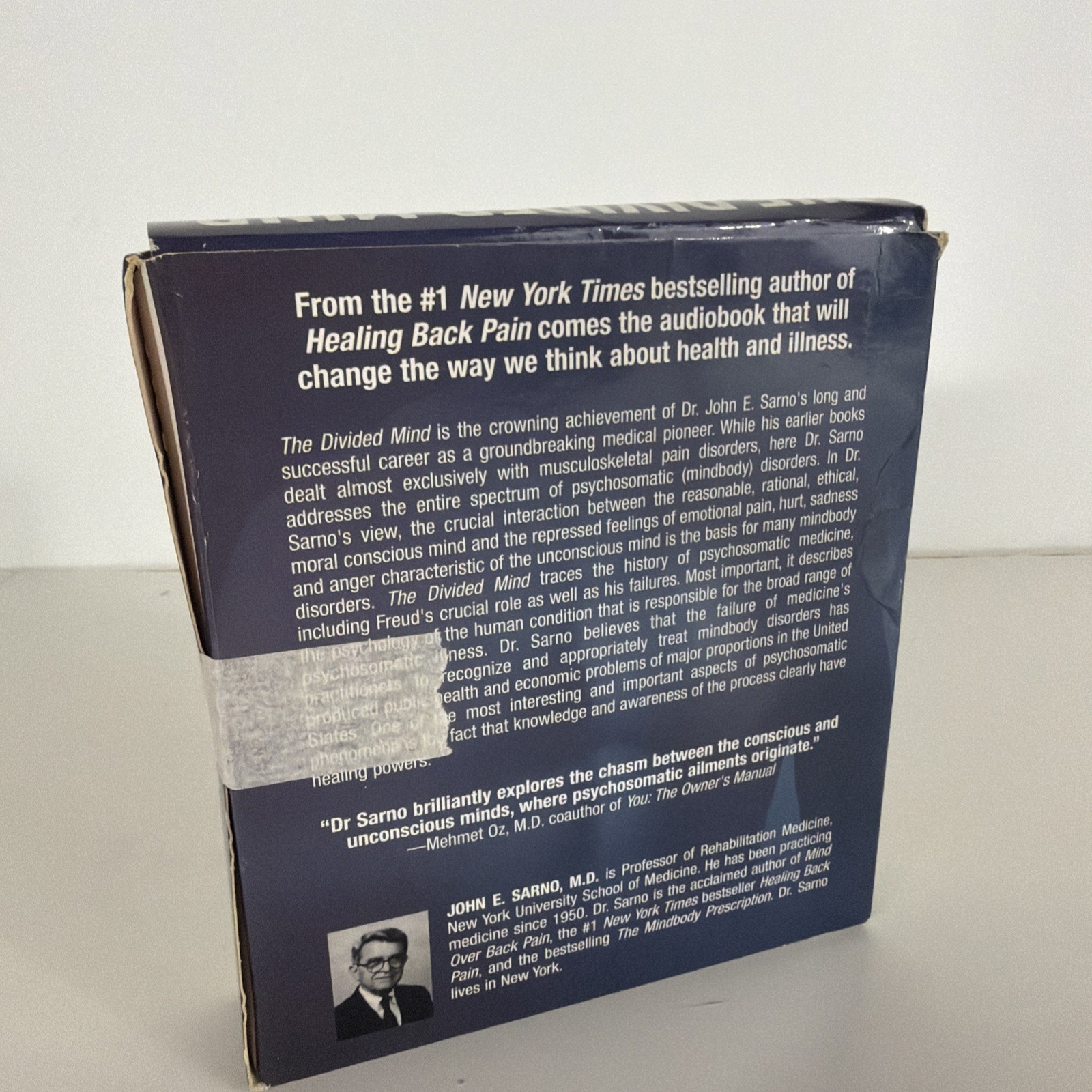 Divided Mind by John E. Sarno (2007, Compact Disc)