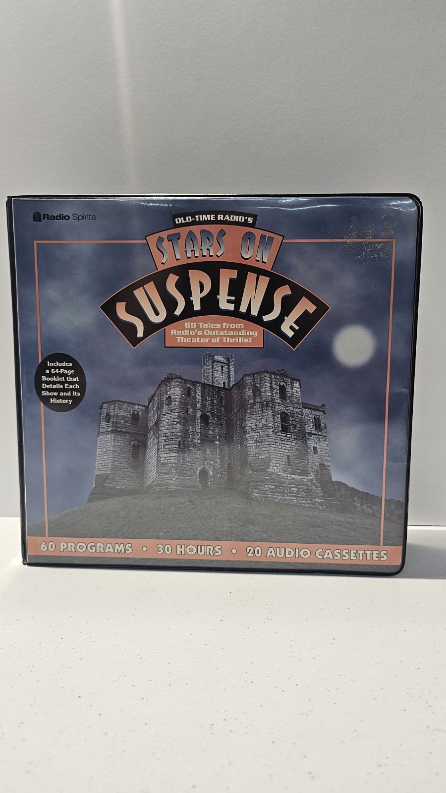 Old-Time Radio Stars on Suspense 20 Cassette Tape Box Set) & 64 pg Booklet