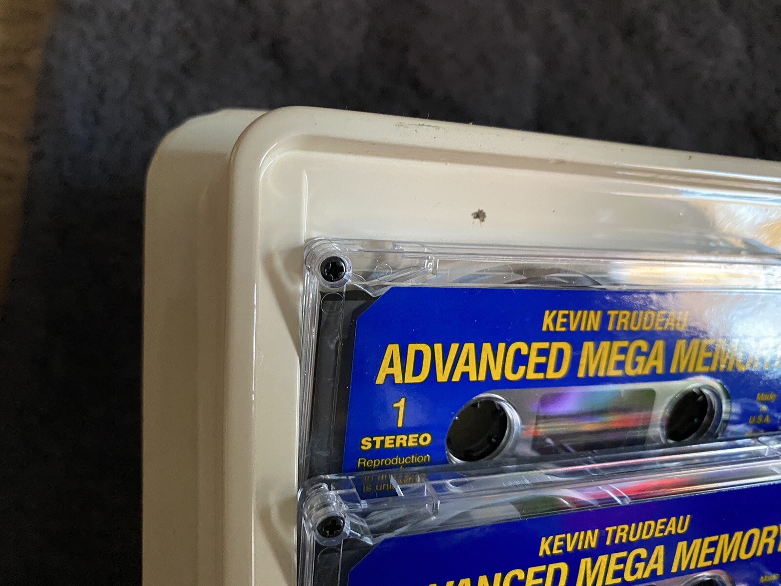 Kevin Trudeau’s Advanced Mega Memory Audio Cassettes & Guides PAL VHS & Cassette