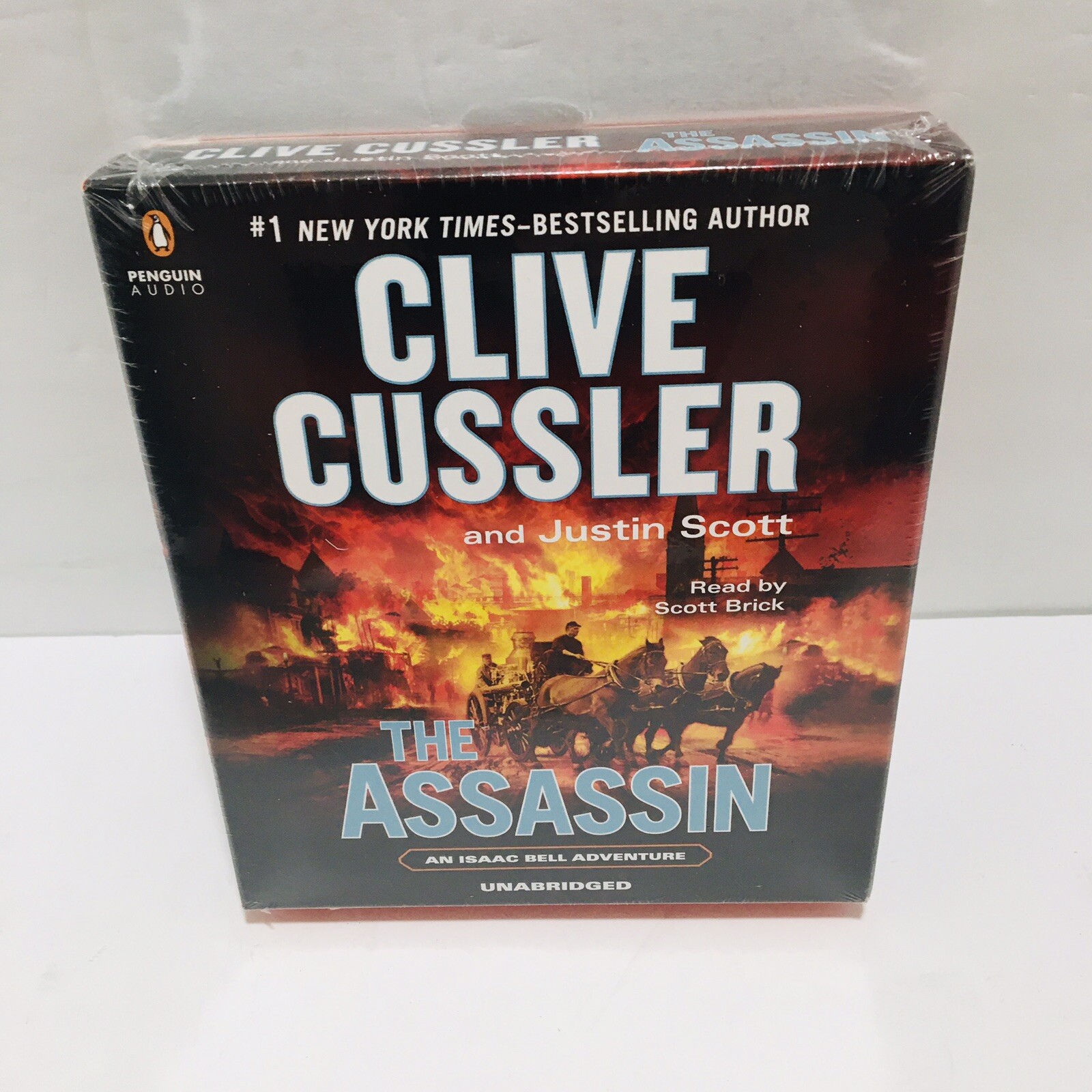 The Assassin Clive Cussler UNABRIDGED 9 CD Audiobook Isaac Bell Adventure NEW