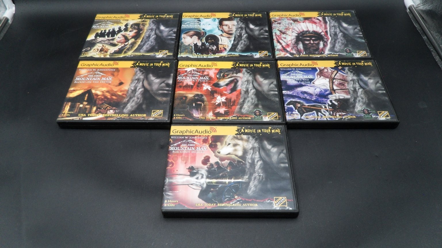 The First Mountain Man Audiobooks William W Johnstone CDs Lot of 7 GraphicAudio