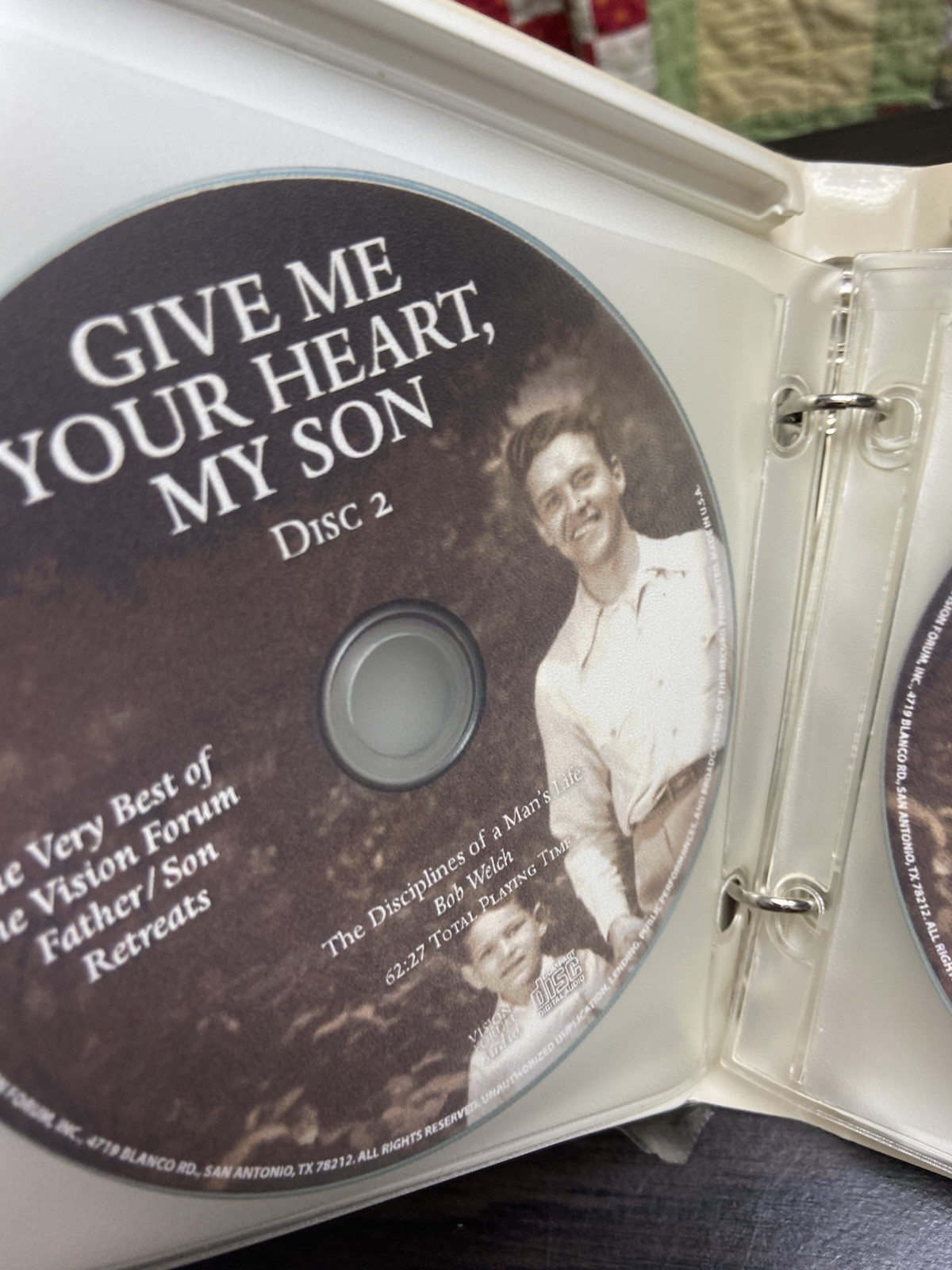 Give Me Your Heart, My Son Father/Son Series Audiobook 8 cds 2003