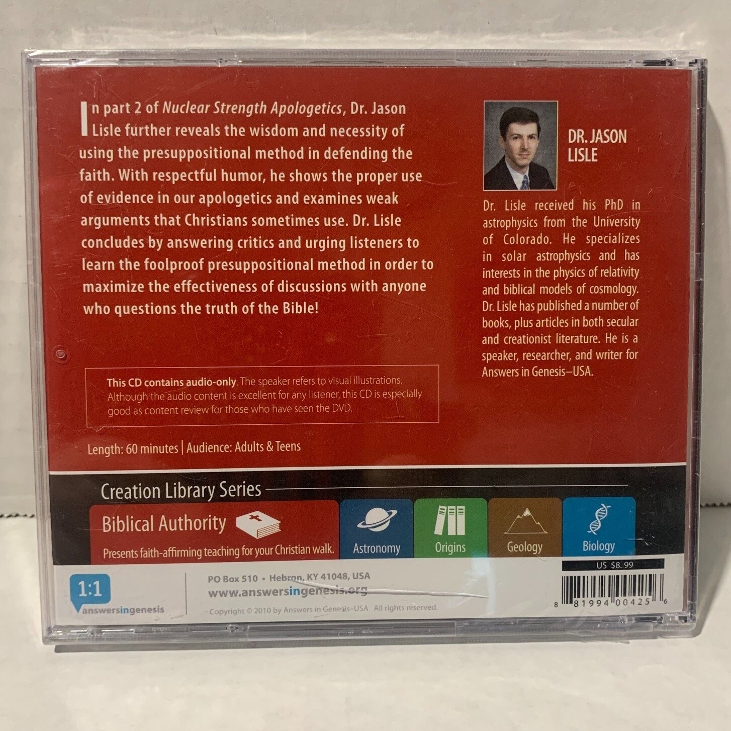 Nuclear Strength Apologetics CD Audio Version Of The DVD Part 2 BRAND NEW