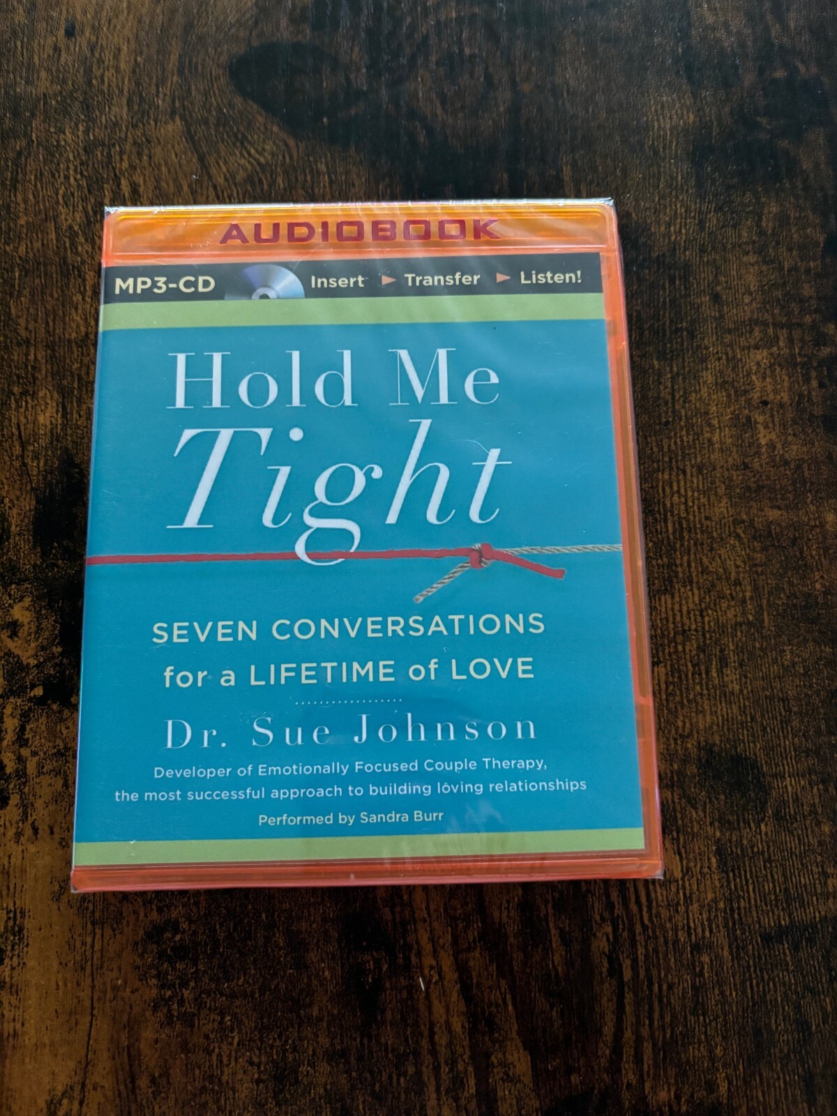 Hold Me Tight Seven Conversations Love Audiobook Sealed MP3-CD Dr. Sue Johnson