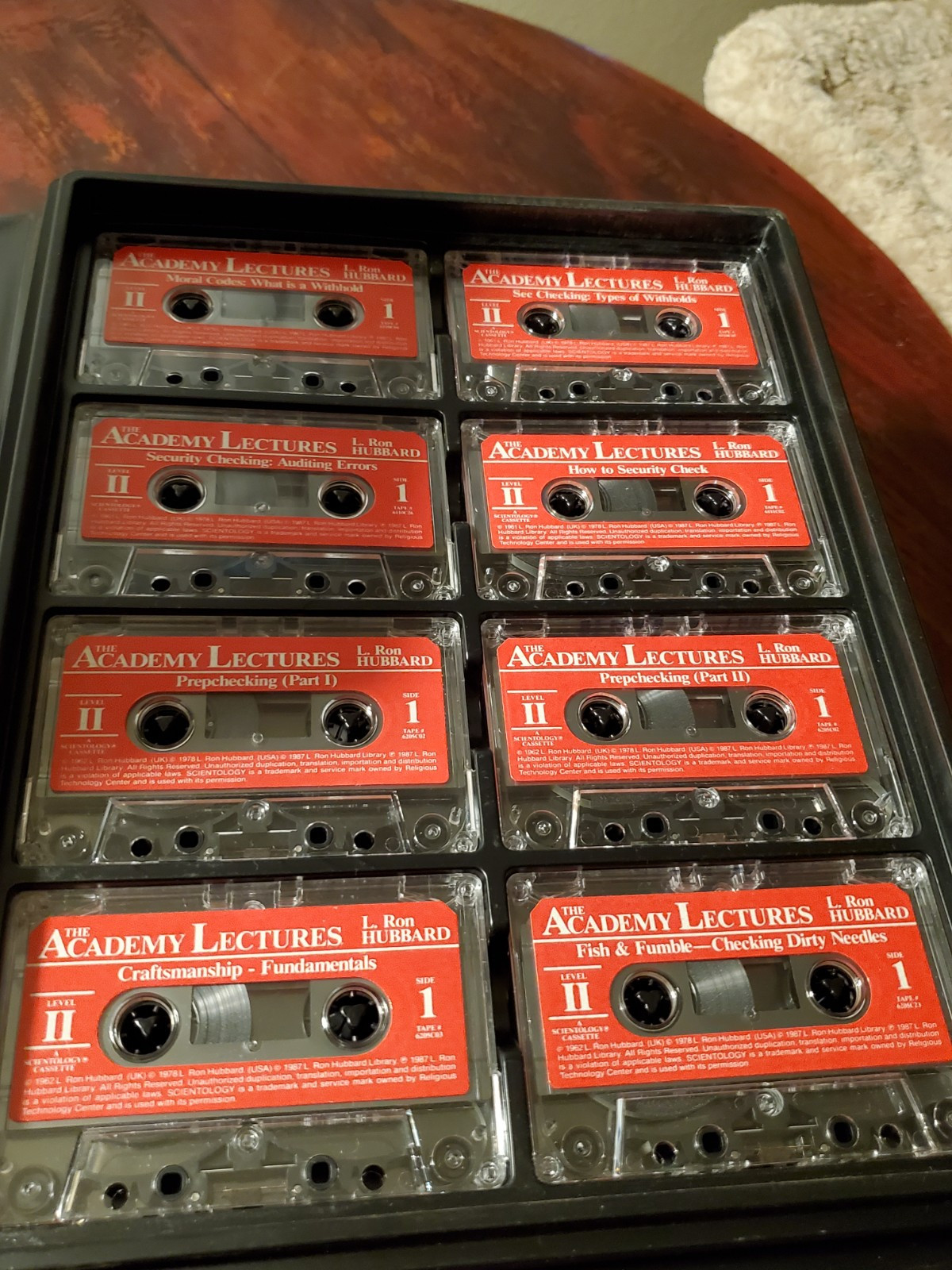 L Ron Hubbard Lectures Academy Level 0-3 Scientology Auditor Course Tapes Rare