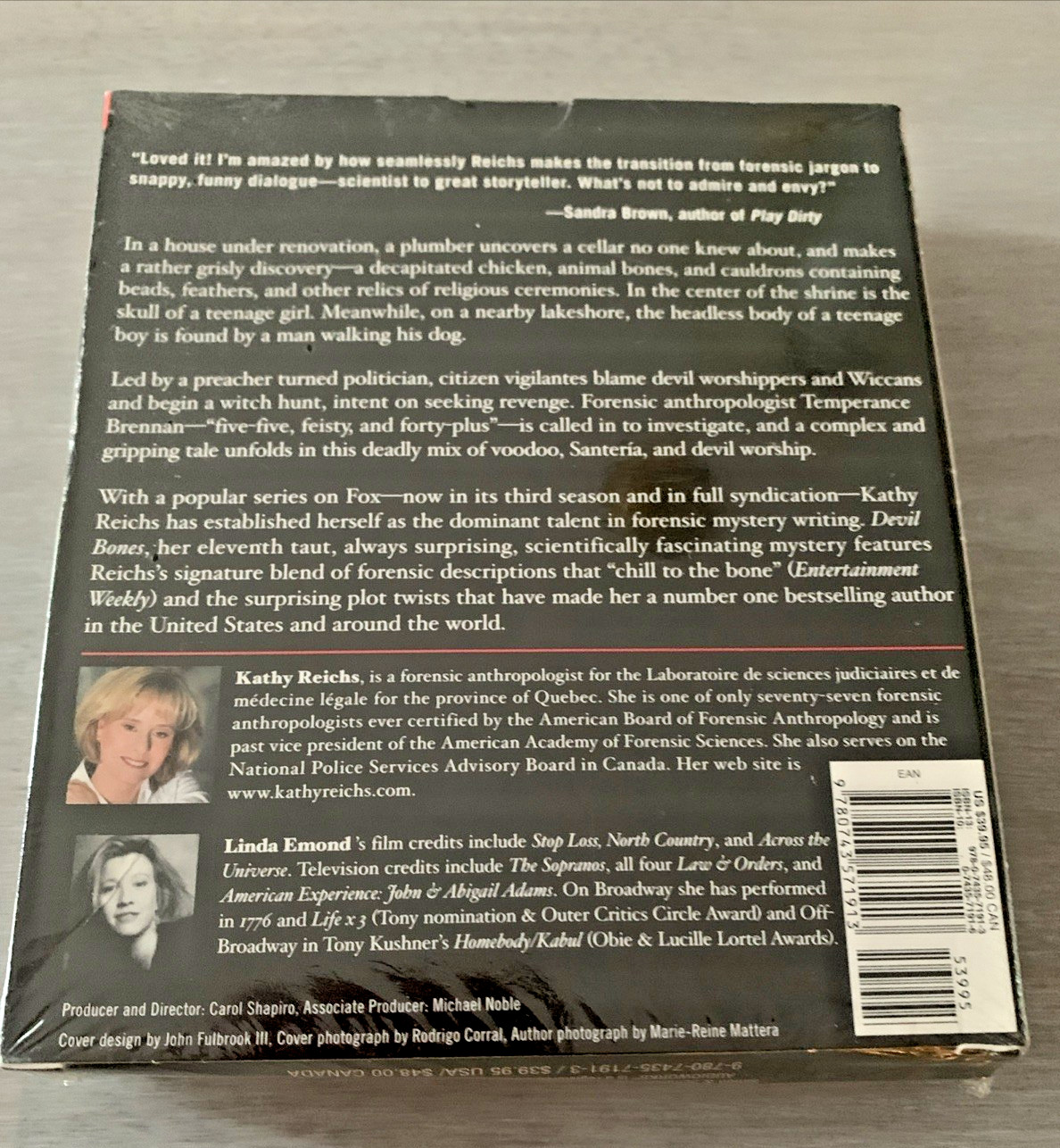 Factory Sealed «Devil Bones» By Kathy Reichs Unabridged Audiobook CD Format 2008
