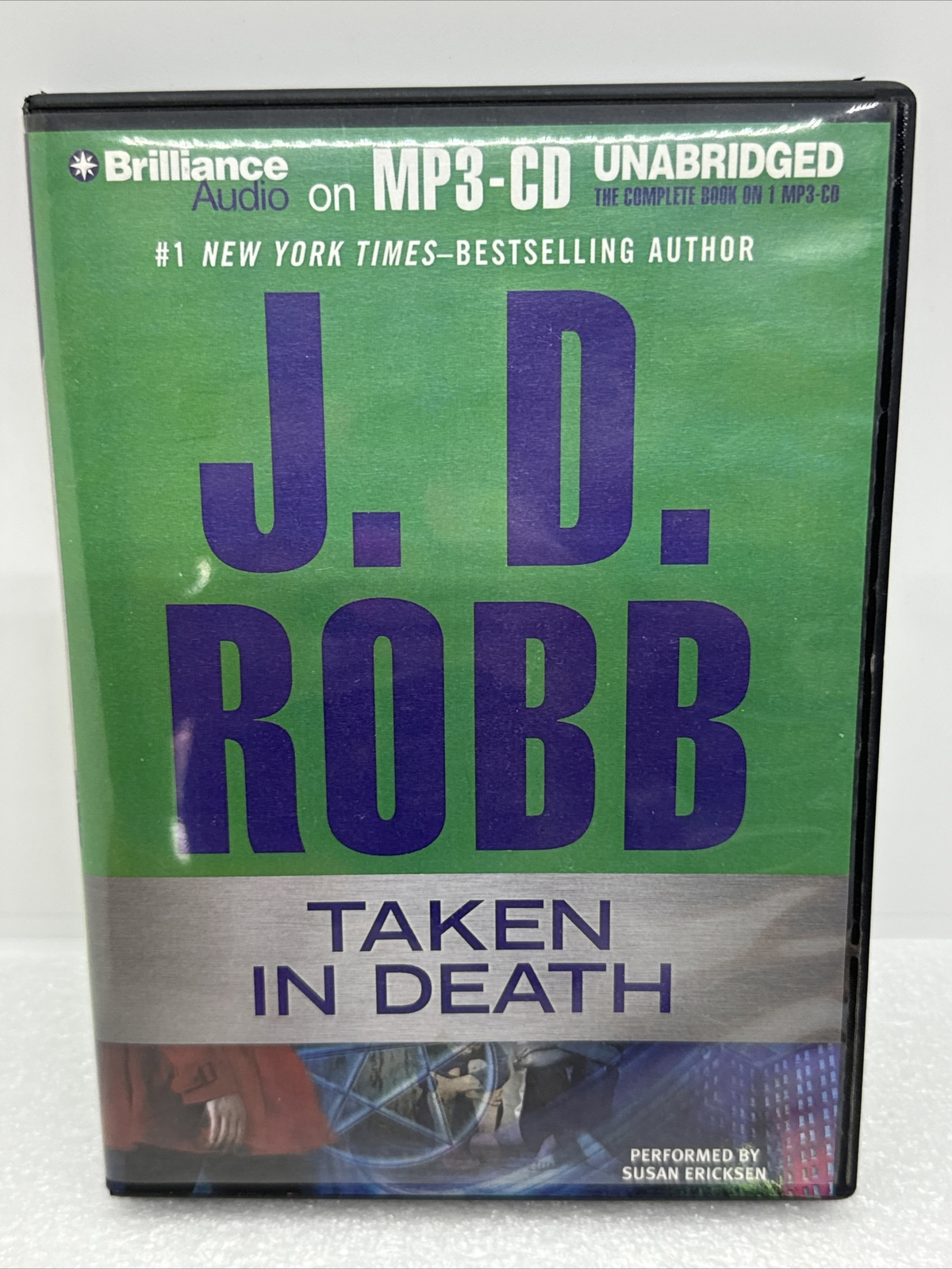 Lot of 9 Mystery Audiobooks, MP3 CDs J.D. Robb JT Ellison Gregg Olsen & Sokoloff