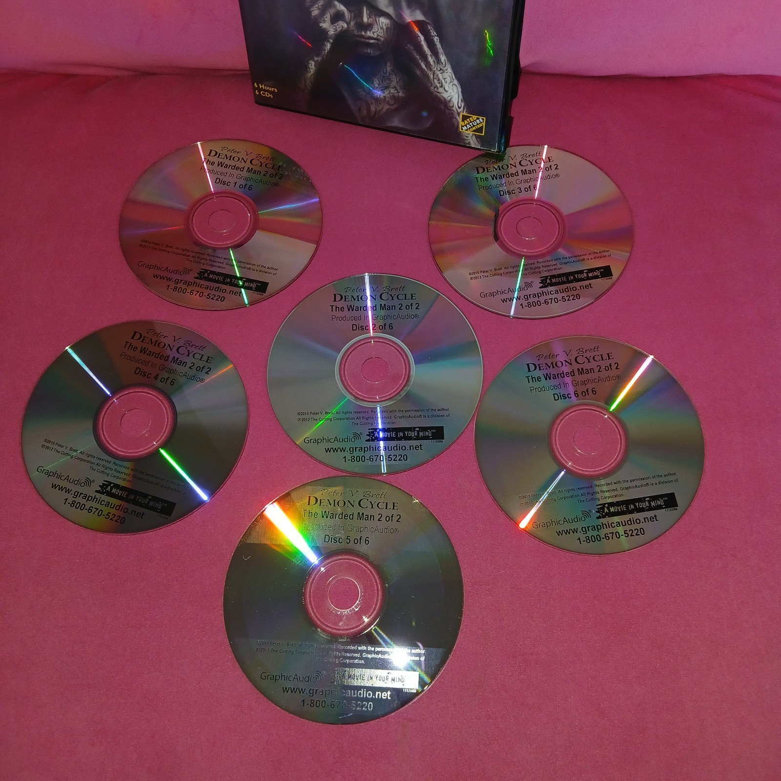 Peter V. Brett Demon Cycle The Warded Man (Parts 1 & 2, 12 CDs, GraphicAudio)