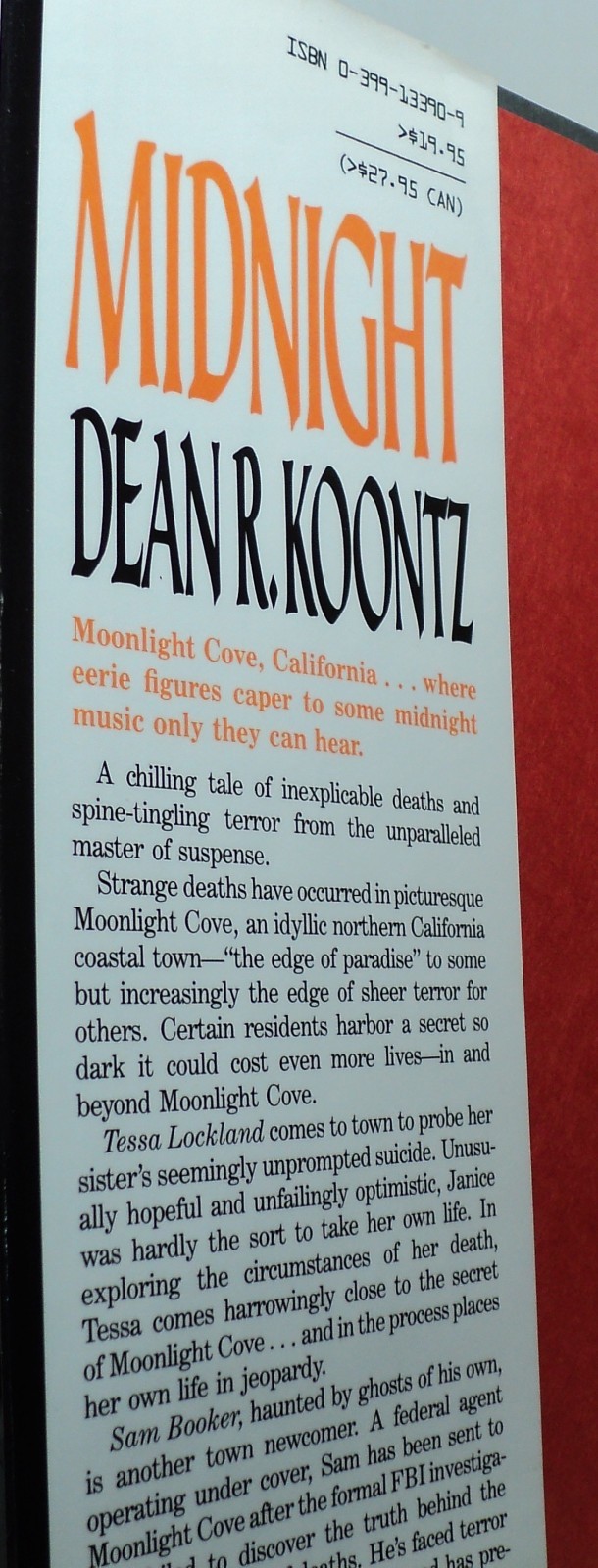 Midnight by Dean R Koontz — First edition — 1989