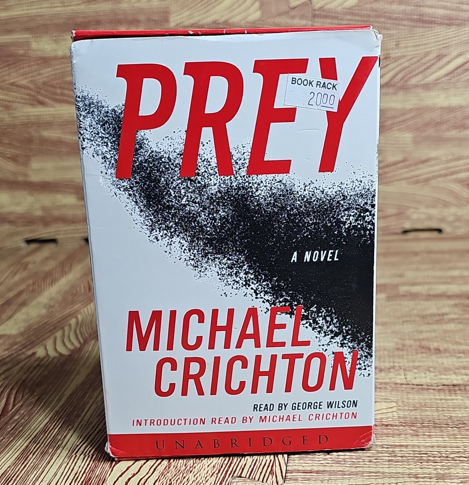 Harper Audio Michael Crichton Prey Unabridged Audiobook Cassette George Wilson