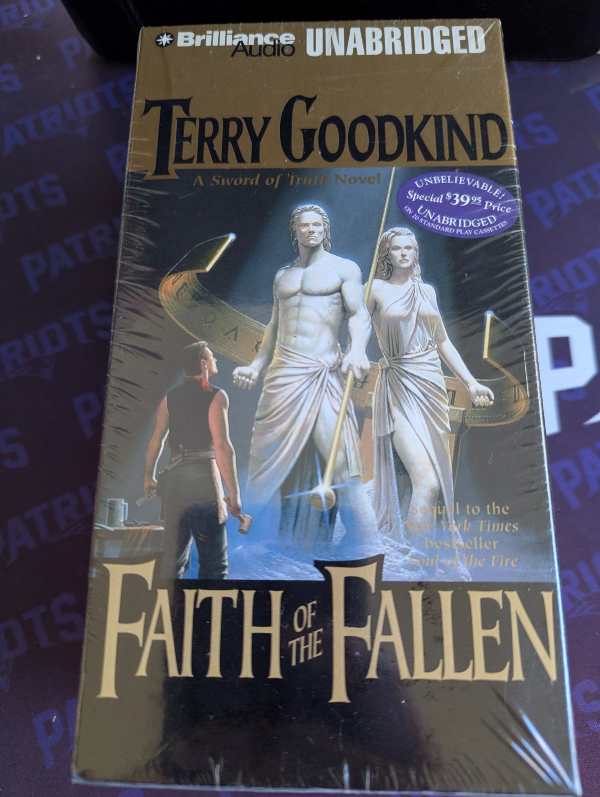 TERRY GOODKIND — FAITH OF THE FALLEN UNABRIDGED 1-20 casettes AUDIO BOOK NEW