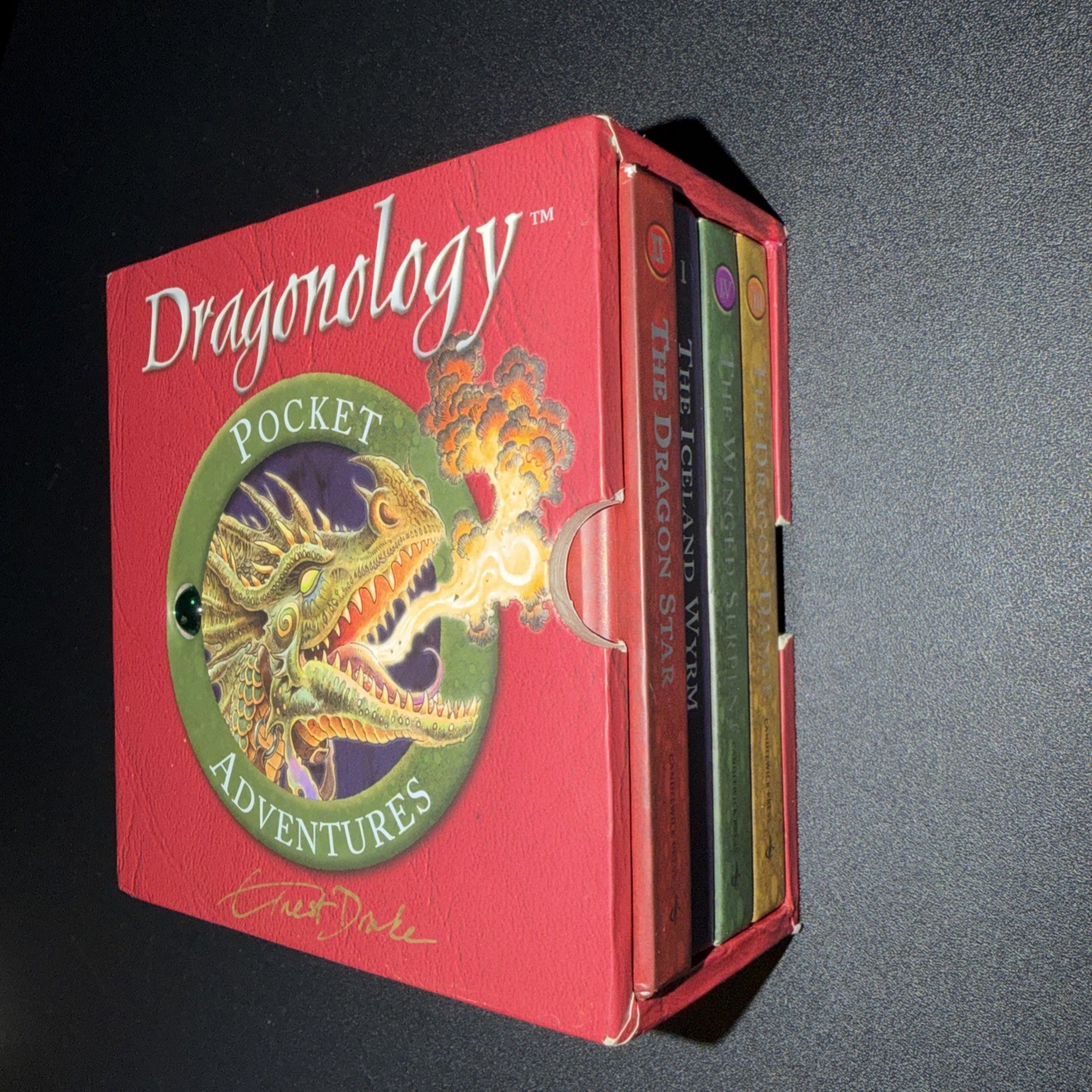 Dragonology : Pocket Adventures — Ologies- Ernest Drake HC Slipcase 4 Books
