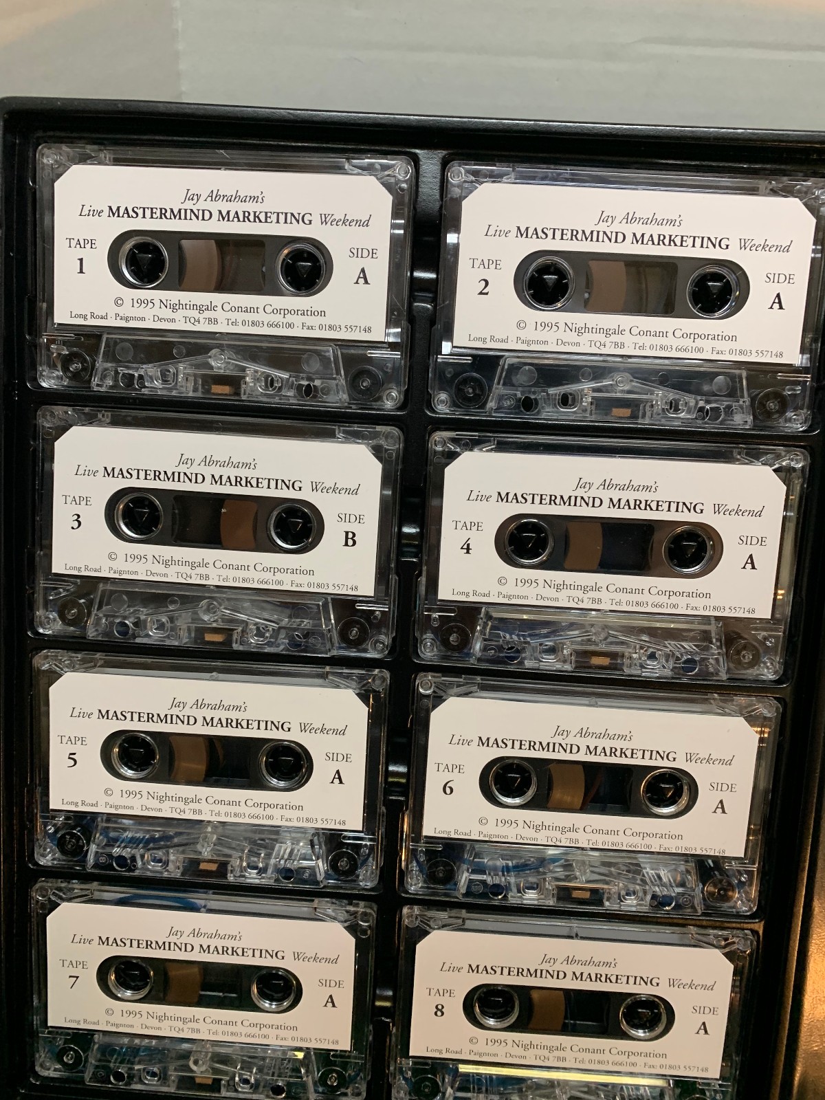 Jay Abraham’s Live Mastermind Marketing Program — 32 Cassettes