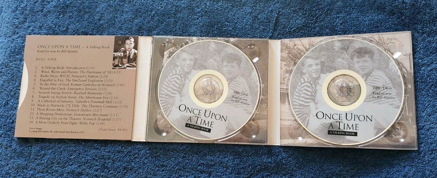 Bill Stanley’s Once Upon a Time A Talking Book Audio CD 2 Disc Set Norwich CT SL