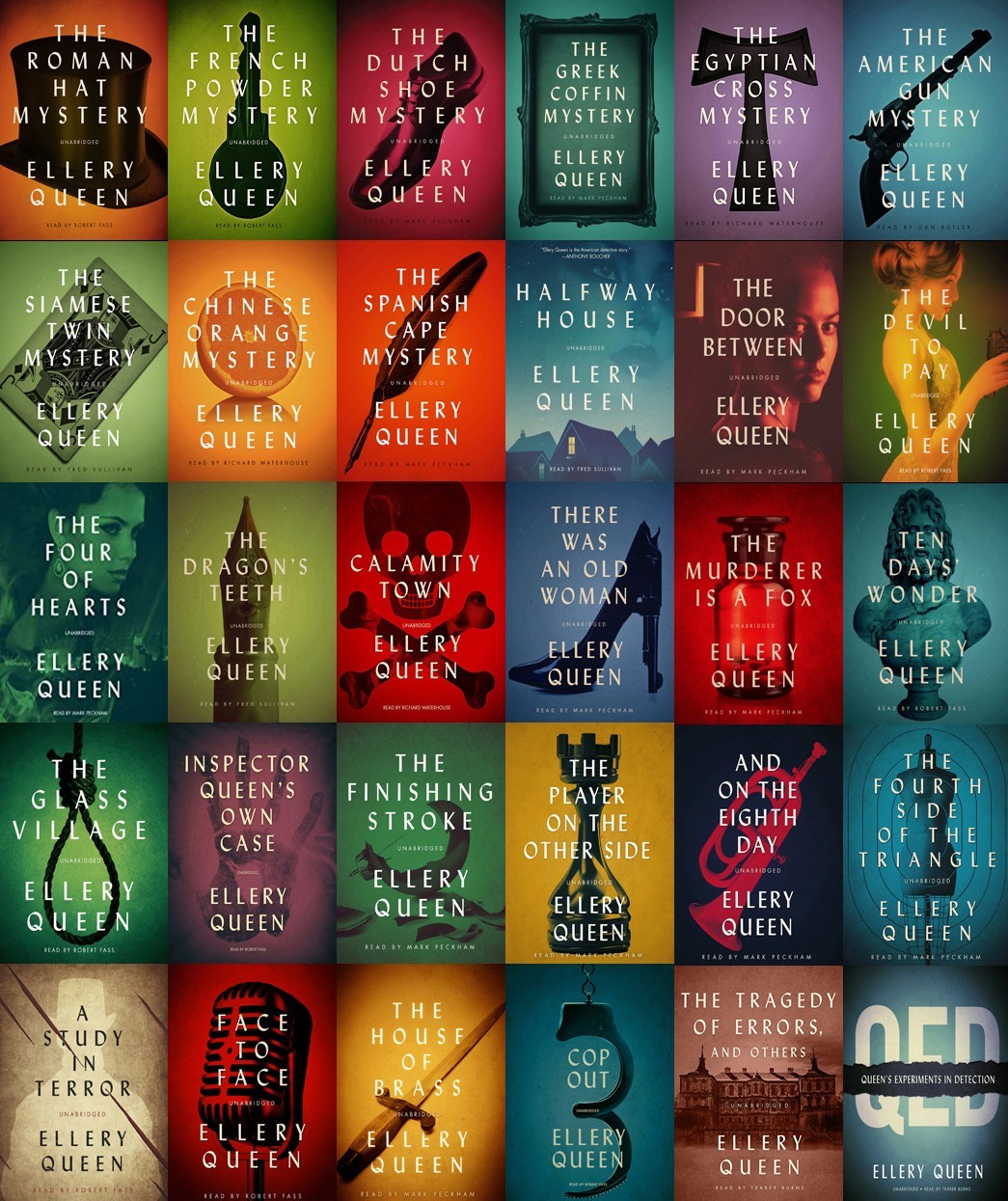 The ELLERY QUEEN Detective Mystery Series — 30 MP3 Audiobook Collection