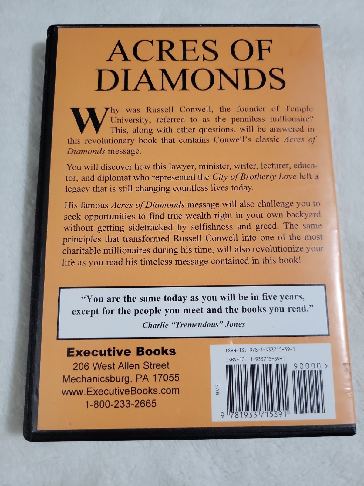Life-Changing Classics Volume 5 V Acres of Diamonds by Russell H. Conwell CD