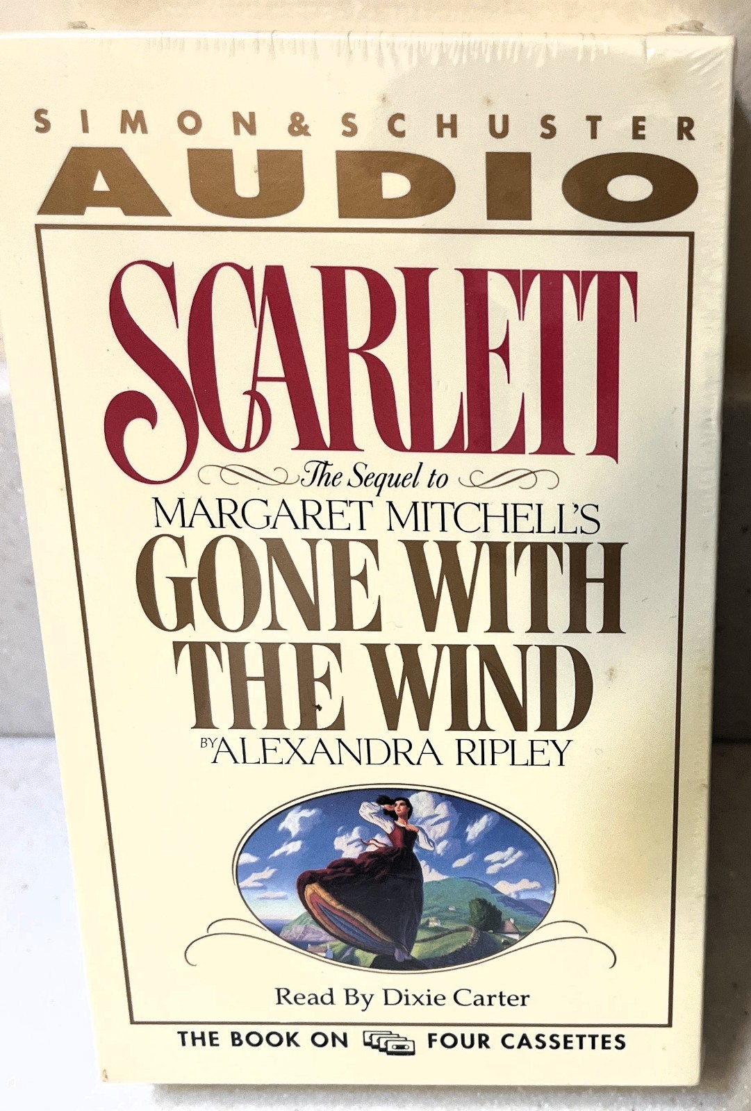SCARLETT Sequel to Gone with the Wind Alexandra Ripley AudioBook 4 Cassettes New