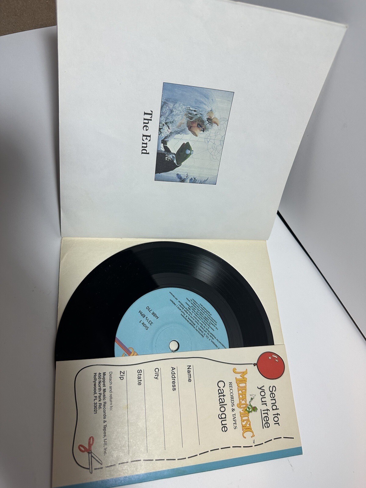 The Muppets Take Manhattan Book & Vinyl Record Vintage 1984 Jim Henson