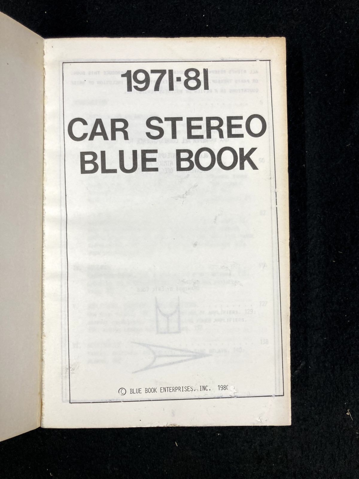 AMERICAN INTERNATIONAL CAR STEREO BLUE BOOK, 1971-1981 EDITION
