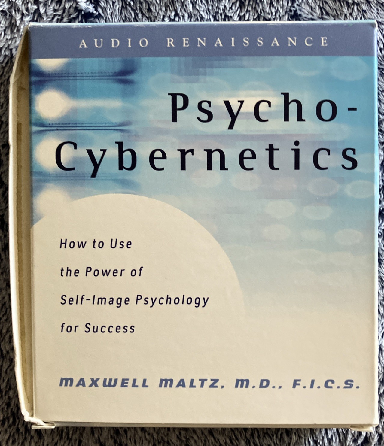 Maxwell Maltz Psycho-Cybernetics Audio CD Unabridged 9 Discs Blue Self-Help Set