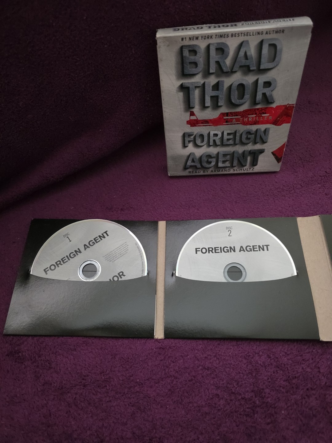 Foreign Agent by Brad Thor 2016, CD read by Armand Schultz