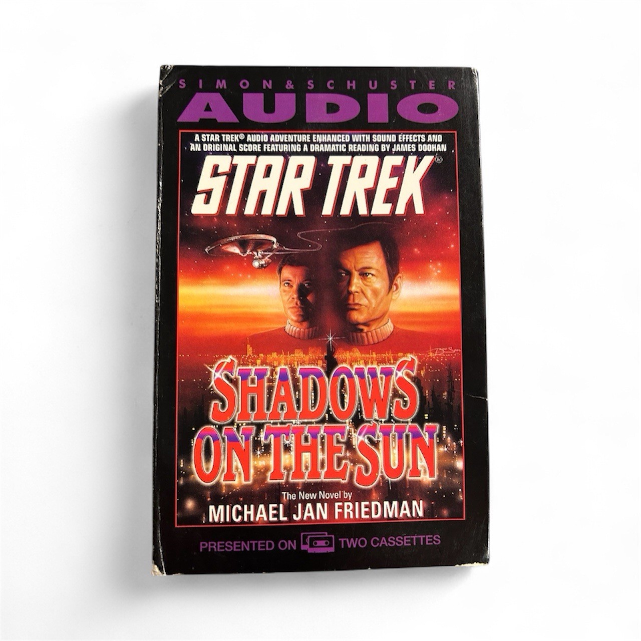 Star Trek Shadows on the Sun by Michael Jan Friedman (1993, Audio Cassette)