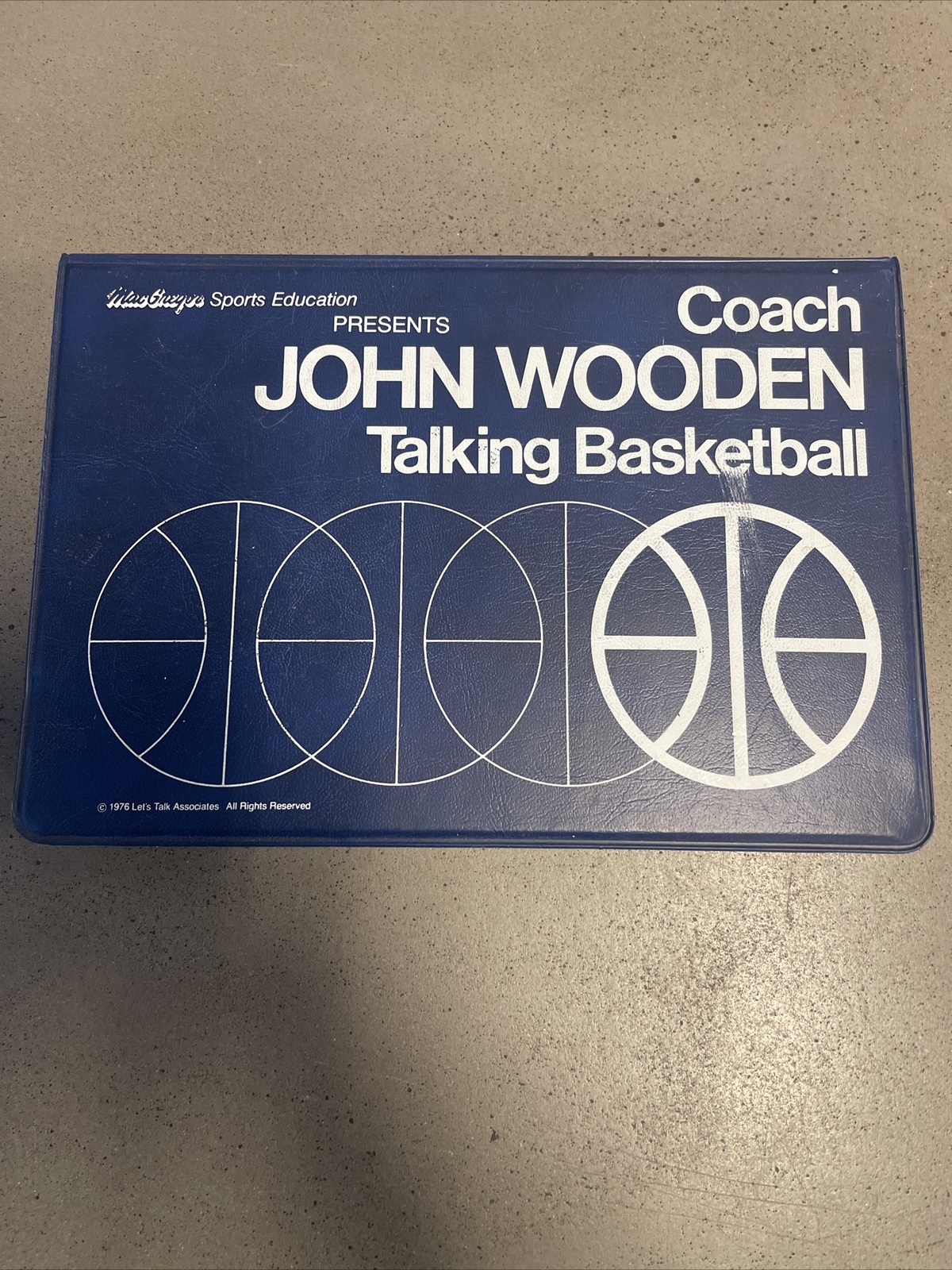Coach John Wooden Talking Basketball Audio Cassette Macgyver