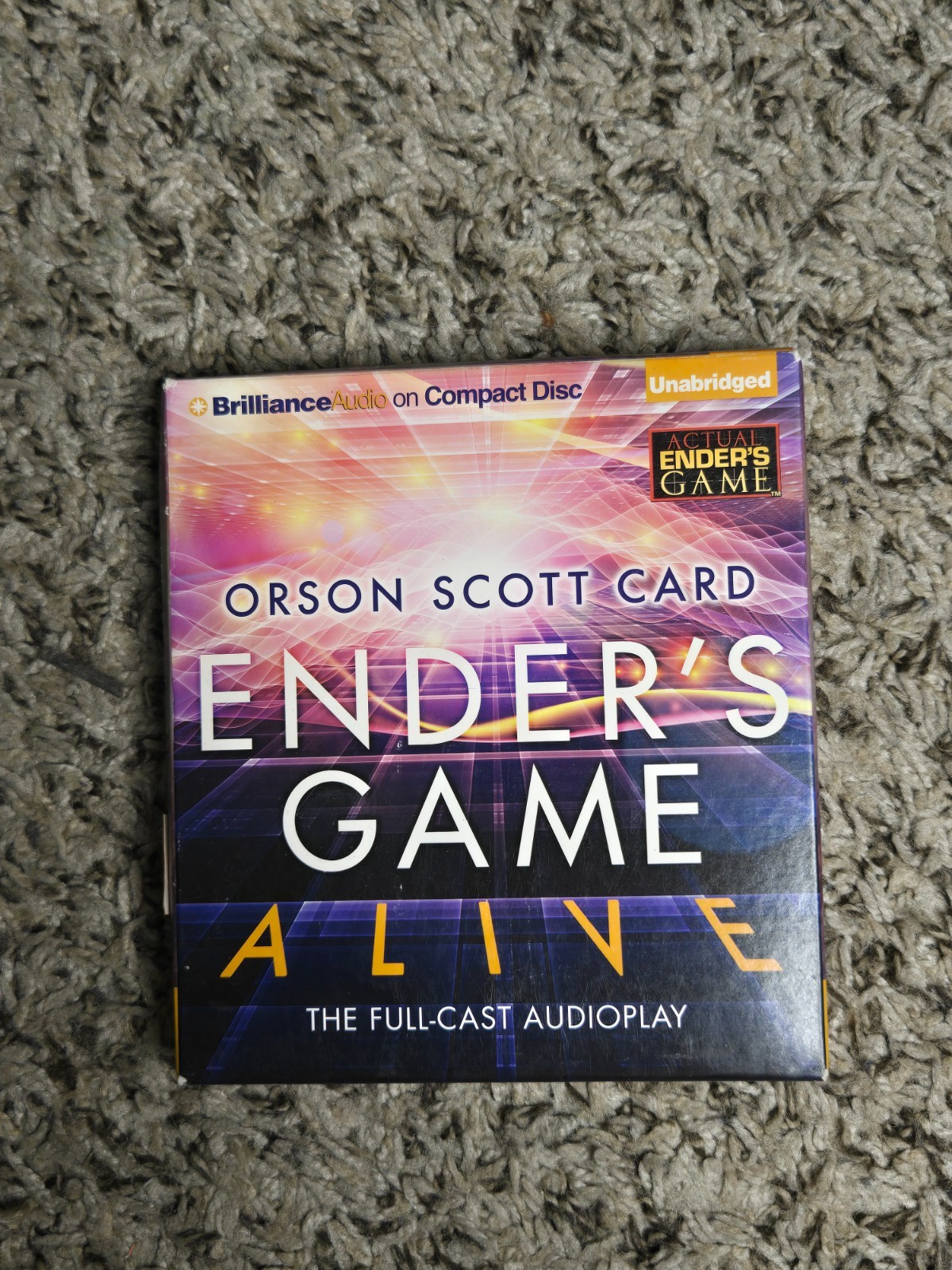Orson Scott Card Enders Game Alive Brilliance Audio 7 cd Unabridged Full Cast