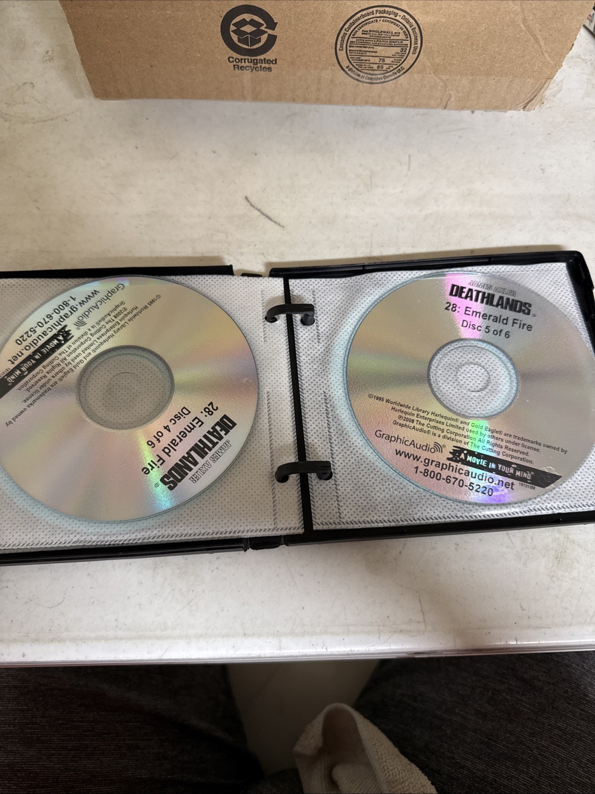 James Axler Death Lands Audio Books — Lot of 3 CD