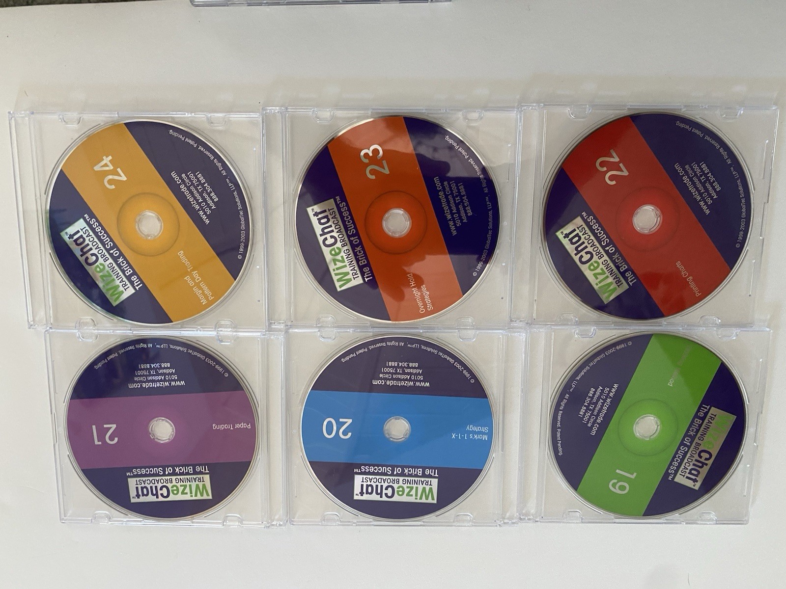Wizetrade Stock Trading Brick Of Success 34 Training Audio CDs