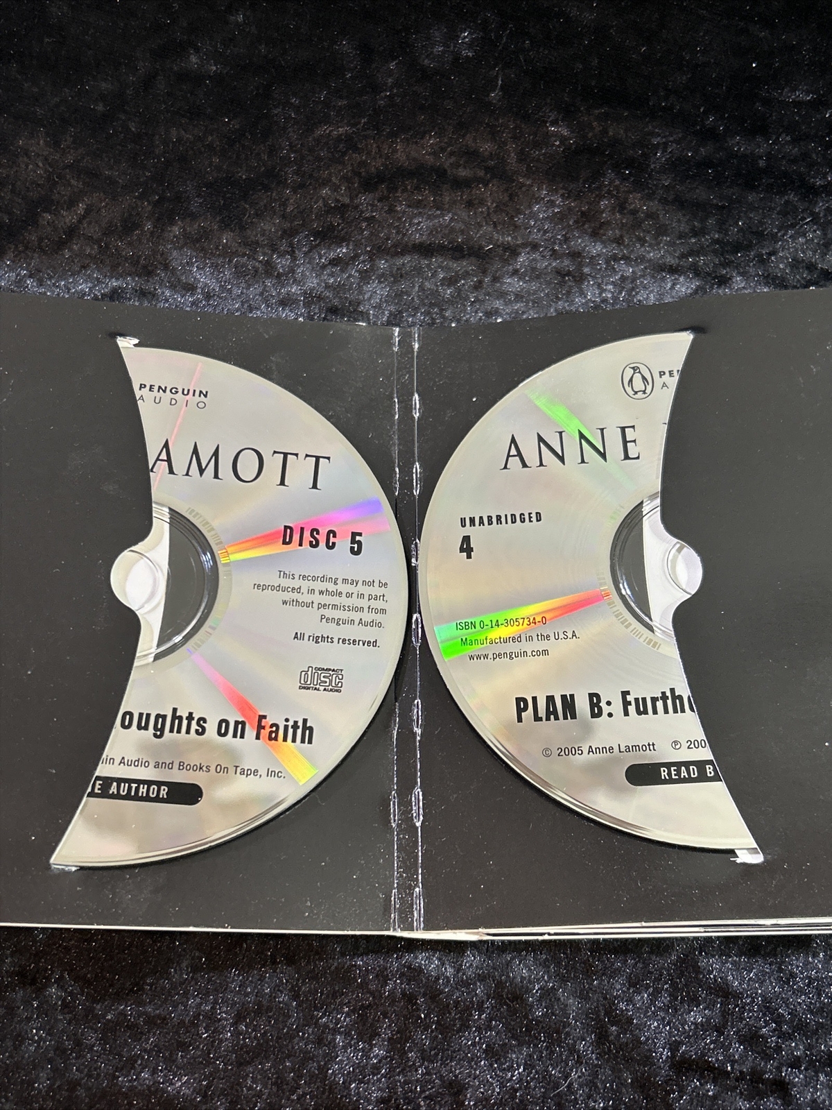 Plan B: Further Thoughts on Faith — Anne Lamott (5-Disc Unabridged Audiobook)