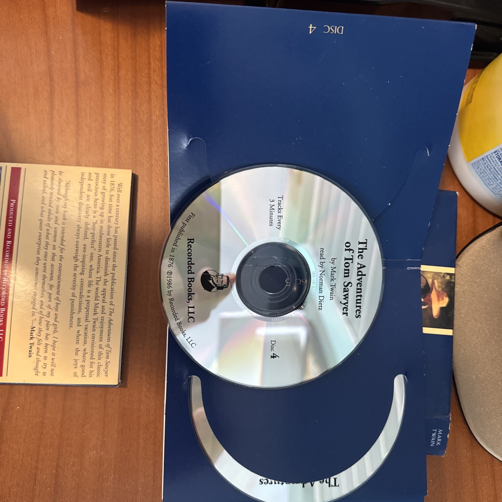 Adventures of Tom Sawyer by Mark Twain (1986, Compact Disc)