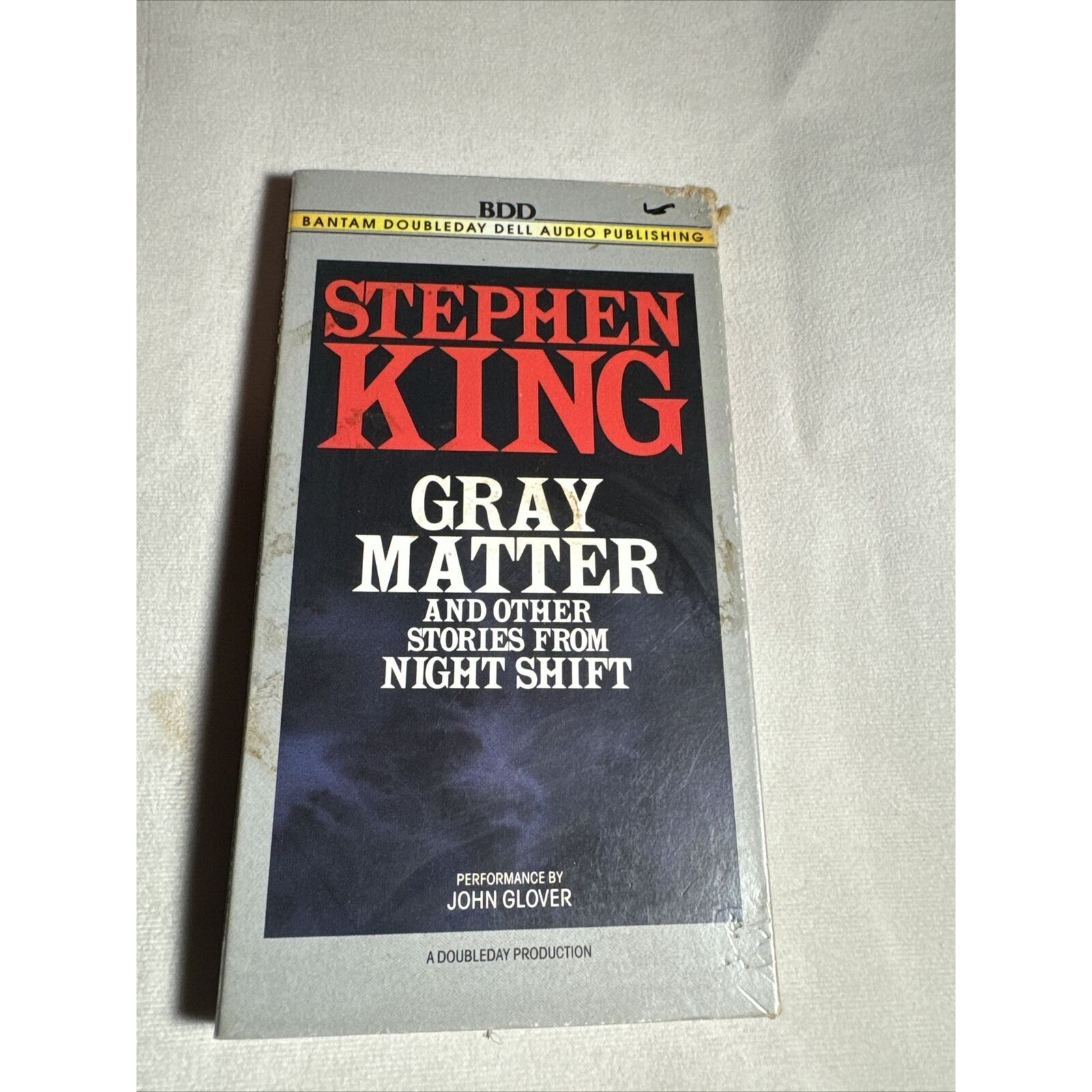 Stephen King Gray Matter and Other Stories From Night Shift BDD Audio Cassette