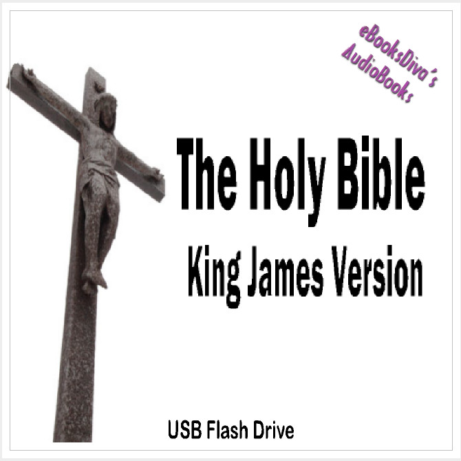 The Holy Bible King James Version (KJV) Christian Audiobook in USB Flash Drive