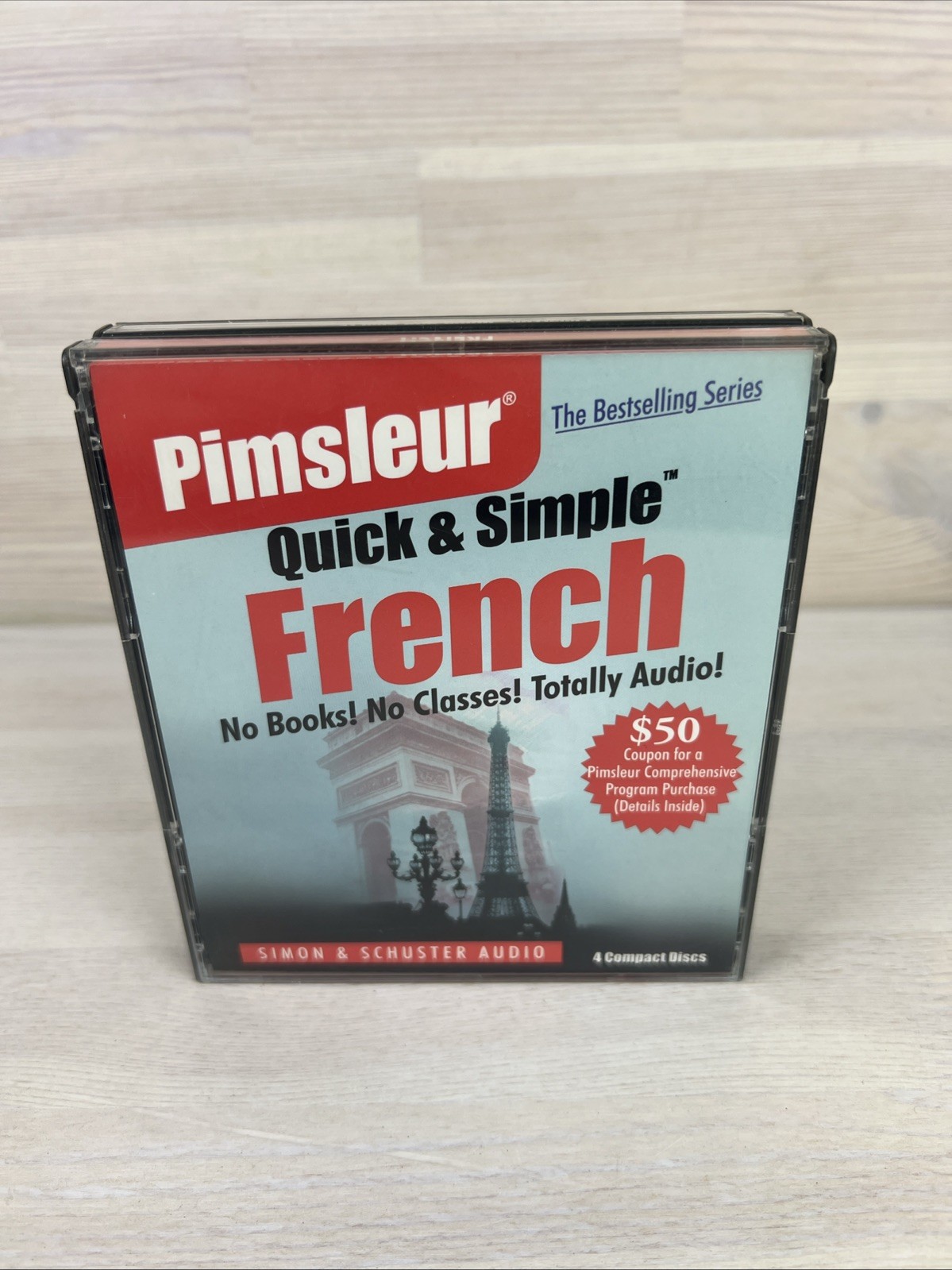 Pimsleur Quick and Simple Learn to Speak French 4 CD Set Simon & Schuster Audio