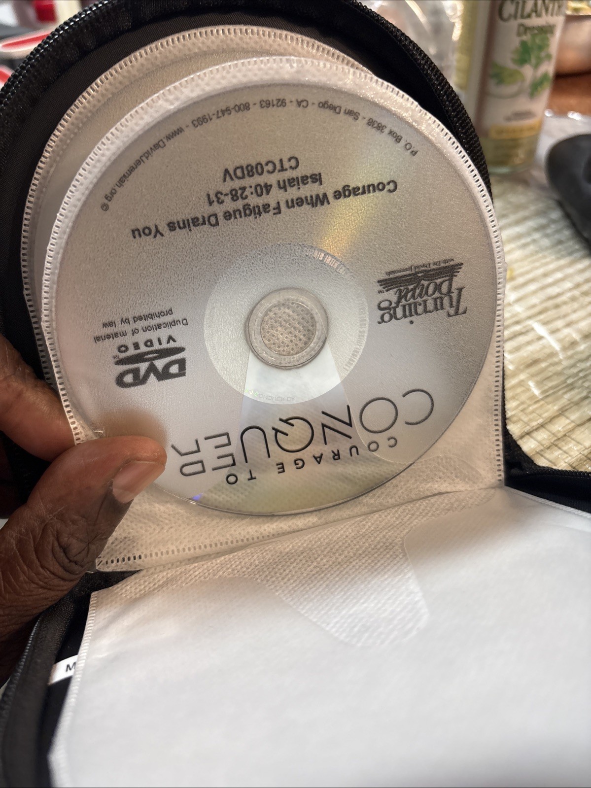 Like New Courage To Conquer DVD [not CD] Dr. David Jeremiah Audio Sermon Series