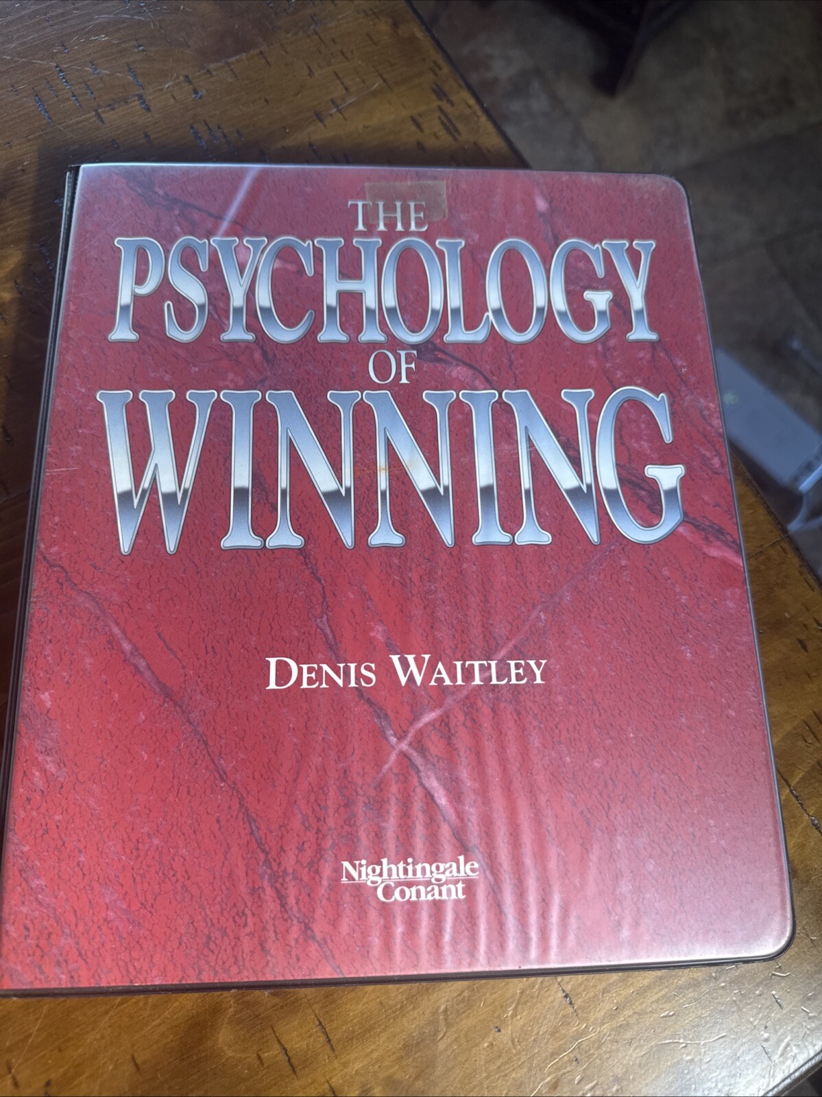 THE PSYCHOLOGY OF WINNING DENIS WAITLEY 6 AUDIO CASSETTE CLAMSHELL TAPES