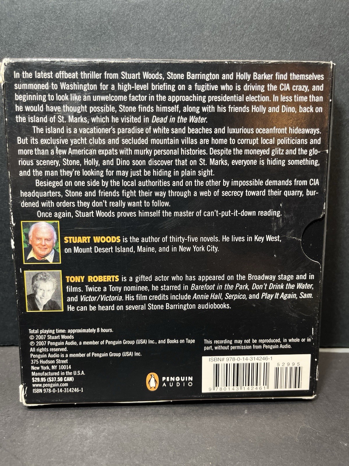 Lot of 2 Stuart Woods Stone Barrington Audiobooks on CD