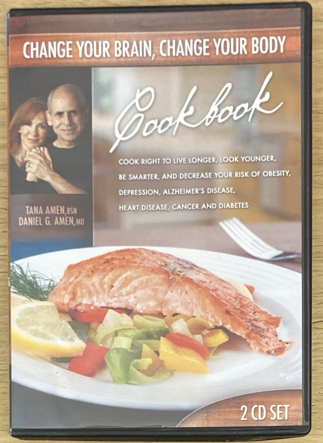 Change Your Brain, Change Your Body Cookbook CD 2 Disc Set Tana Daniel Amen