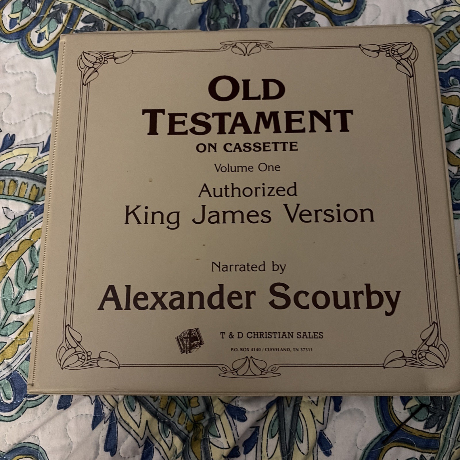 Old Testament On Tape (KJV ) Narrated By Alexander Scourby, Volume 1.(12 Tapes)