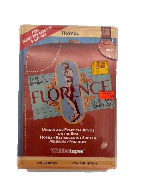 Stephen Birnbaum’s Florence a Traveler’s Companion Cassette- New
