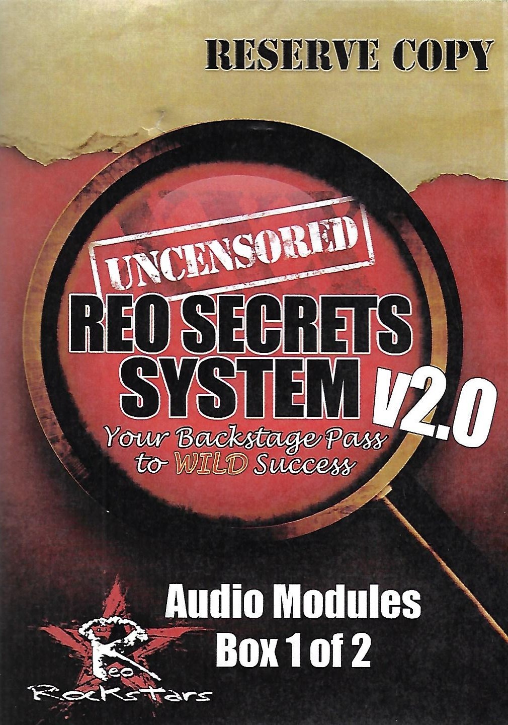 REO Secrets System v2.0 Audio Modules — Box 1 & 2 (CD, 12-Discs)